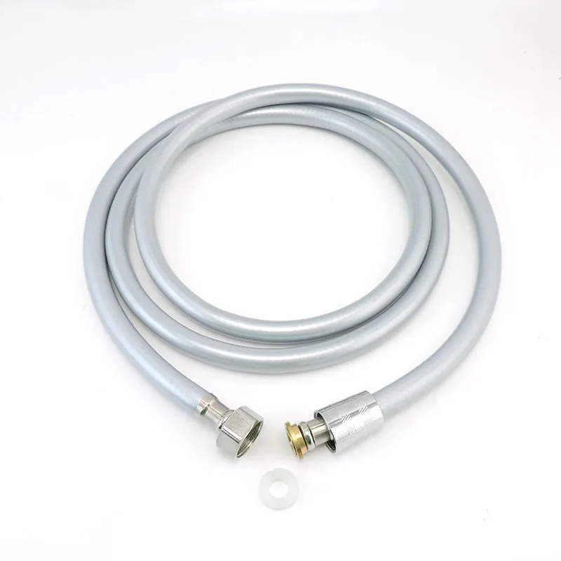 

High Pressure 1.2m 1.5m PVC Bathroom shower water Hose tube Plumbing for shower head wc Flexible Anti Winding GI/2 20mm