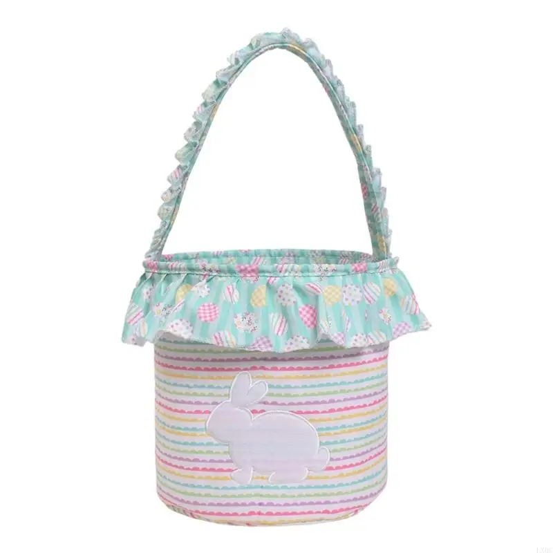 

LX0C Spring Holiday Rabbit Themed Basket Corpe