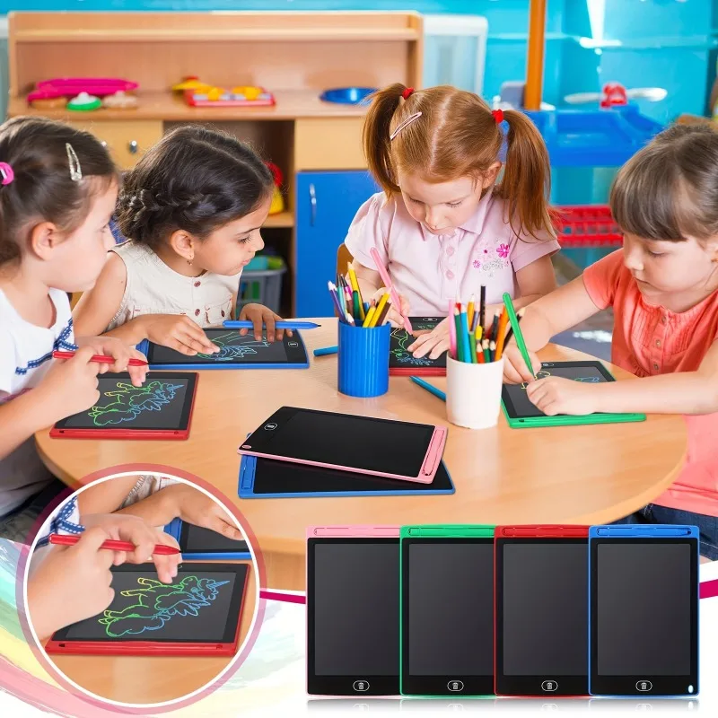 1pcs LCD Writing Board , 8.5 Inches Doodle Board Reusable Board Screen Drawing Pad Erasable Painting Pads Educational Toy