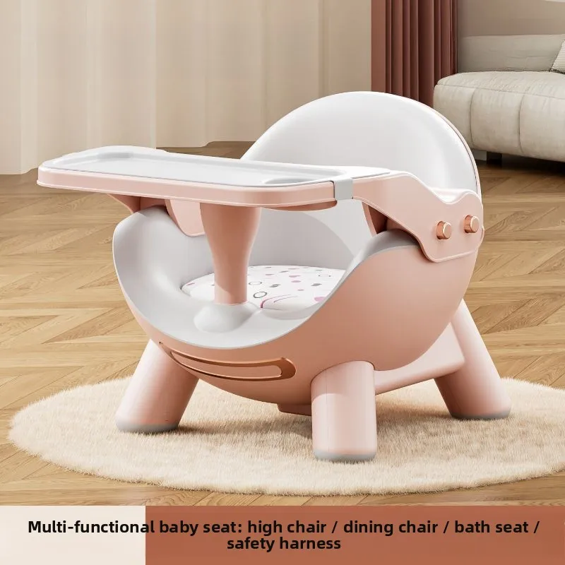 Baby dining chair, low dining table and chairs, portable baby learning chair, home dining seat spine