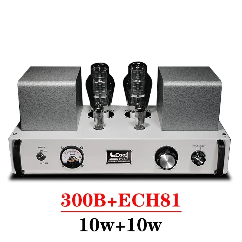 

10w*2 300B Vacuum Tube Amplifier High Power Low-noise with Protective Cover Vu Meter High-end Single Ended Power Amplifier Audio