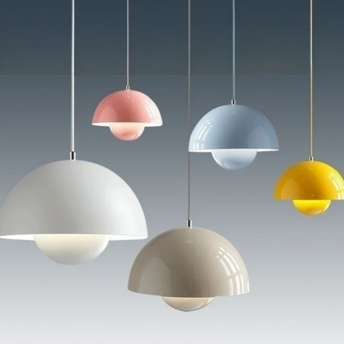 

Danish Designer Creative Design Pendant Light Flower Bud Ceiling Lamp Nordic Modern Lighting for Bedroom Cafe Restaurant