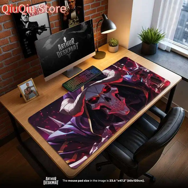 

Overlord Ainz Ooal Gown Mouse Pad - Dark Fantasy Anime Desk Mat, Isekai Gaming Mousepad, Otaku Collector Gift Decor