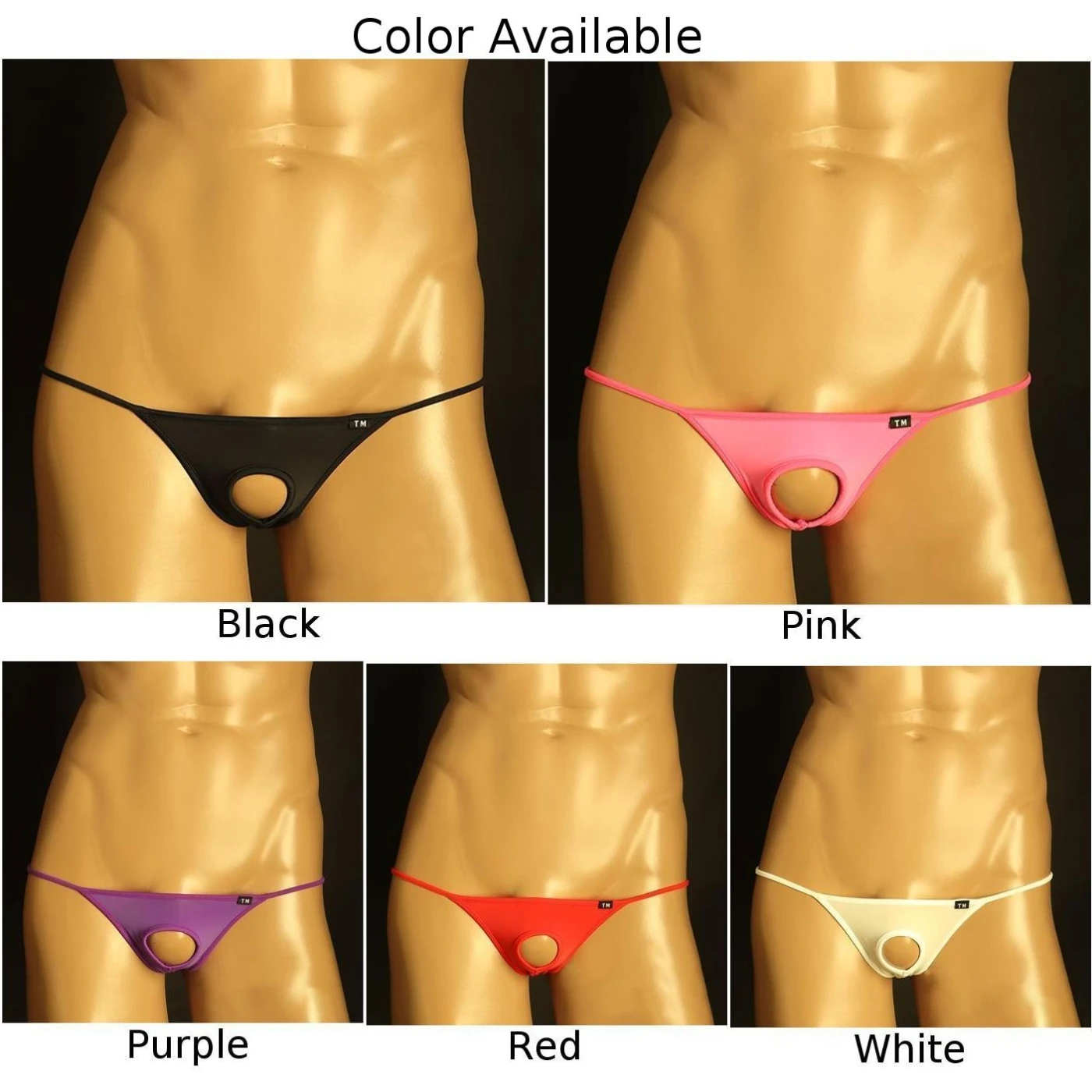 อุปกรณ์เสริมชุดชั้นใน Hollow Out ชุดชั้นในเร้าอารมณ์ G-String ต่ําเอว Mam กางเกงในชายกางเกงสบายเซ็กซี่นุ่ม