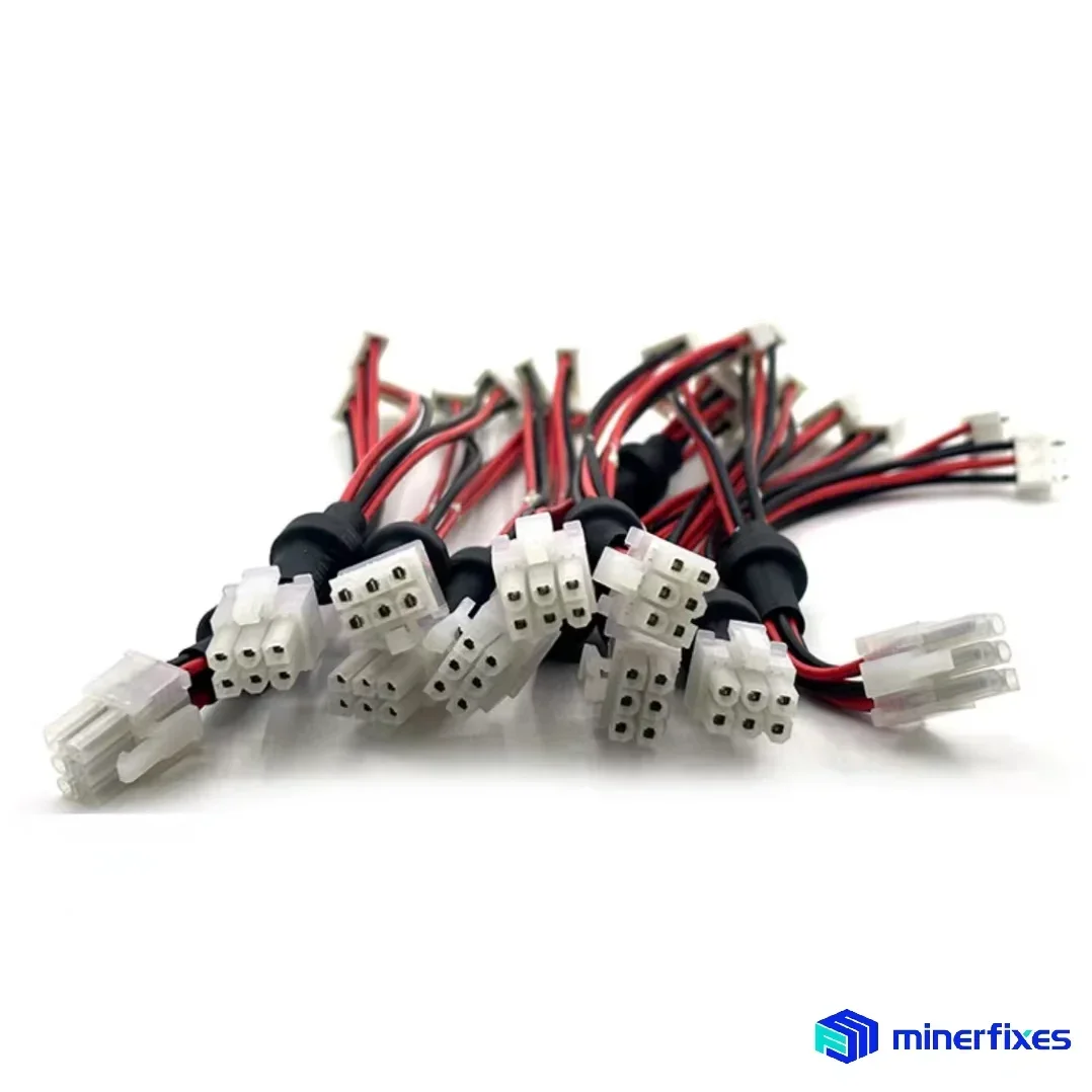 10pcs/pack Avalon Miner 1066 1166 1246 Power Signal Adapter Extend Cablebitcoins Miner Accessories