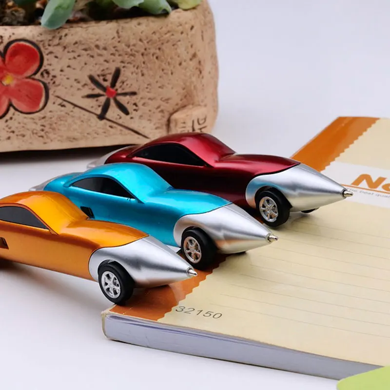 Novelty Racing Car Design Ball Pens Portable Creative Ballpoint Pen Quality for Child Kids Toy Office School Supplies