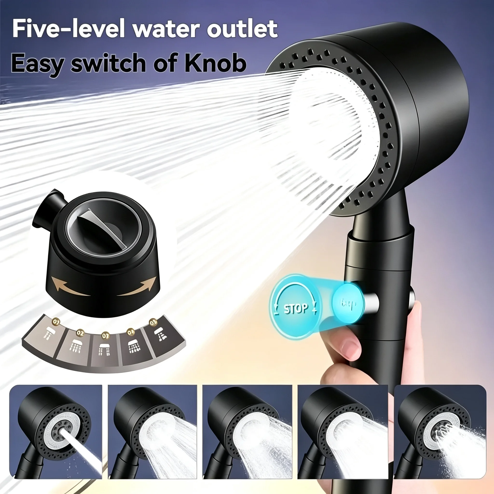 Nowa słuchawka prysznicowa wys – Home Bathroom Water Filter recenzja i cena