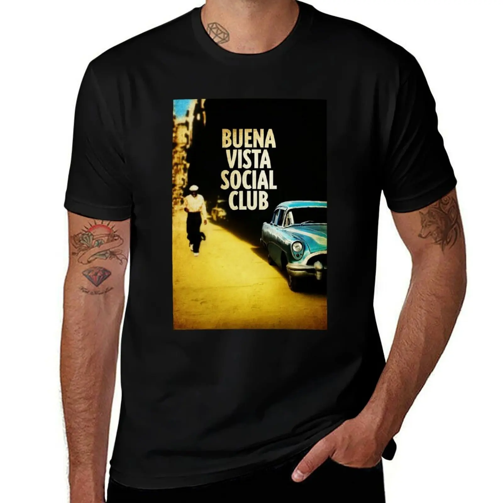 Buena Vista Social Club T-Shirt Basic Solid Color Short Sleeve Cotton Top T-Shirt