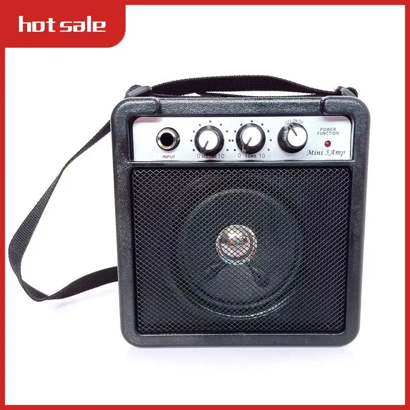 

1 PCS 5W Mini Guitar Amplifier Amp Speaker With 3.5Mm & 6.35Mm Inputs 1/4 Inch Output ABS With Volume Tone Adjustment Overdrive