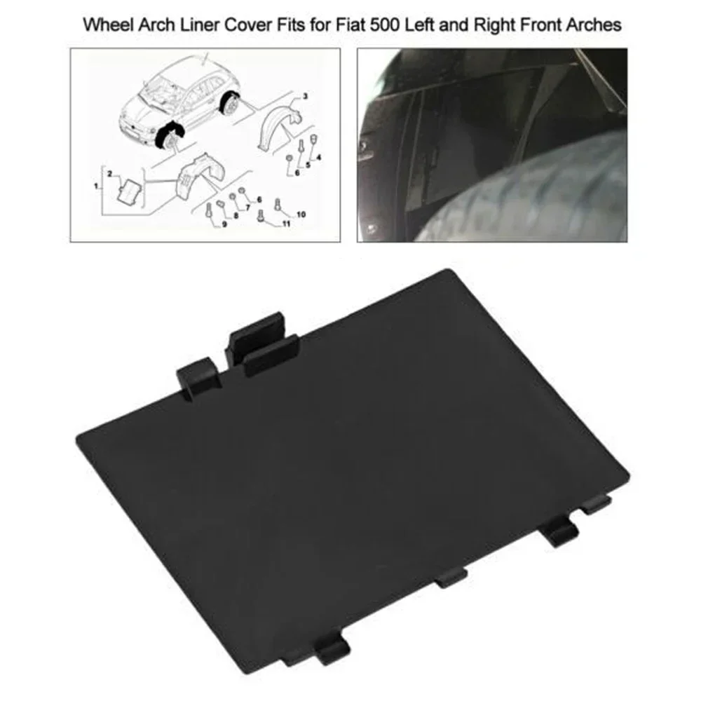 Brand New High Quality Wheel Arch Liner Cover Running Light Spare Parts ABS Plastic Arch Liner Plug Door Wheel