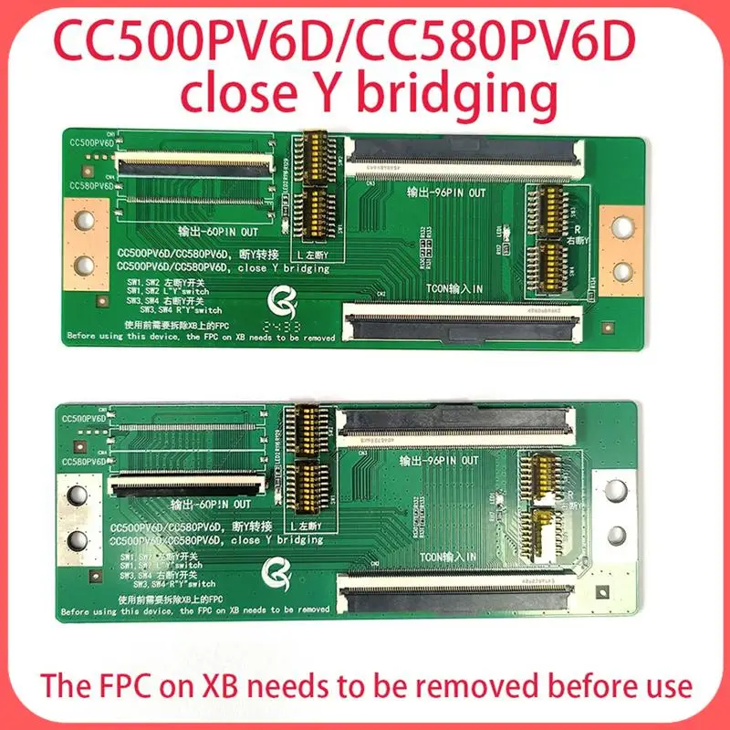 X12A-CC500PV6D Close Y Bridging Adapter Plate TCON In 60P 96P OUT Y Bridging Adapter Board