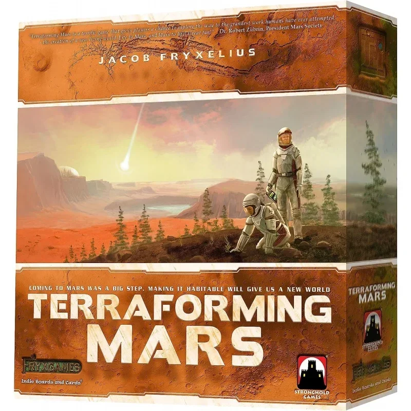 English Terraforming Mars Board Game, Family and Party, Funny Table Game, Friends Entertainment, Strategy Game, 2-5 Players