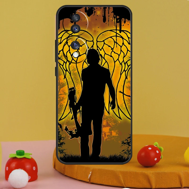 حافظة Daryl Dixon The Walking Dead لهاتف Honor 200 Pro X9c X9a X8a X7a X6a X7 X8 X9 X8b X9b Magic 5 6 50 70 90 Lite Cover