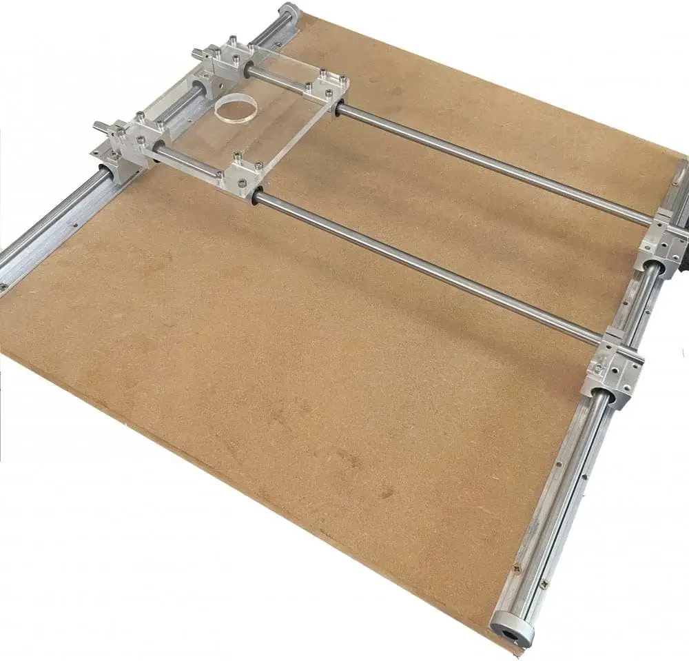 Sled - Wood Slab Flattening Mill Router Jig - 12mm Up to 1000x600mm (600x600mm), GG-RS12-SLED