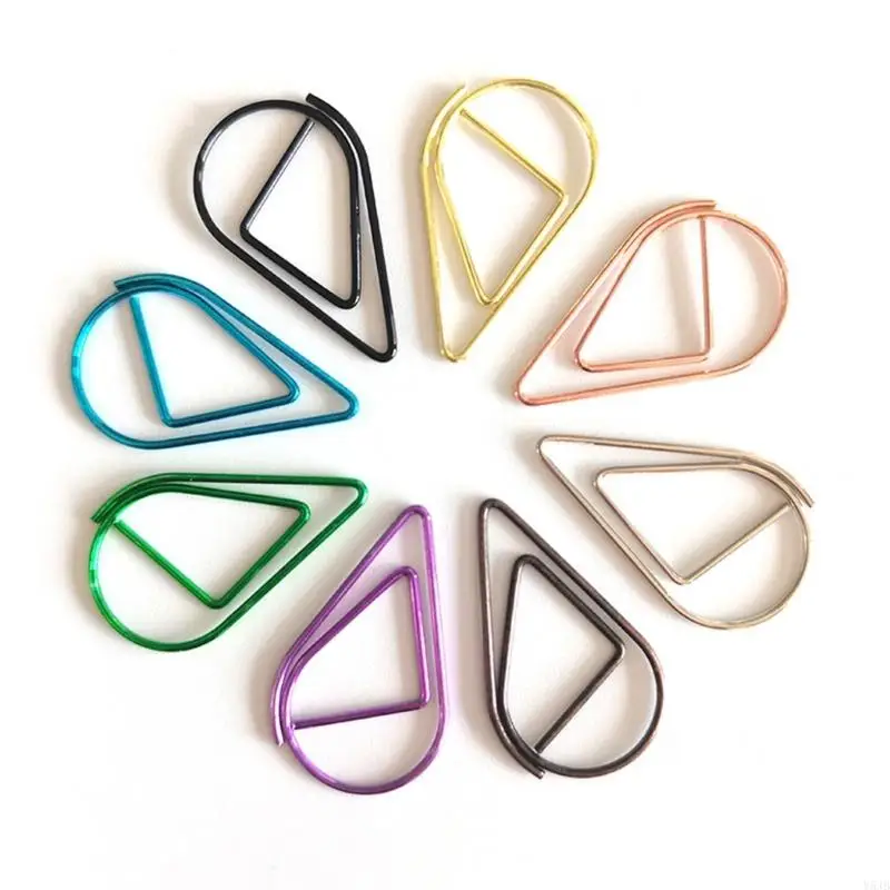 Y5JB 50 PCS PAPER PAPER CLIPS Metal Office Clips Clips Plannner Clips