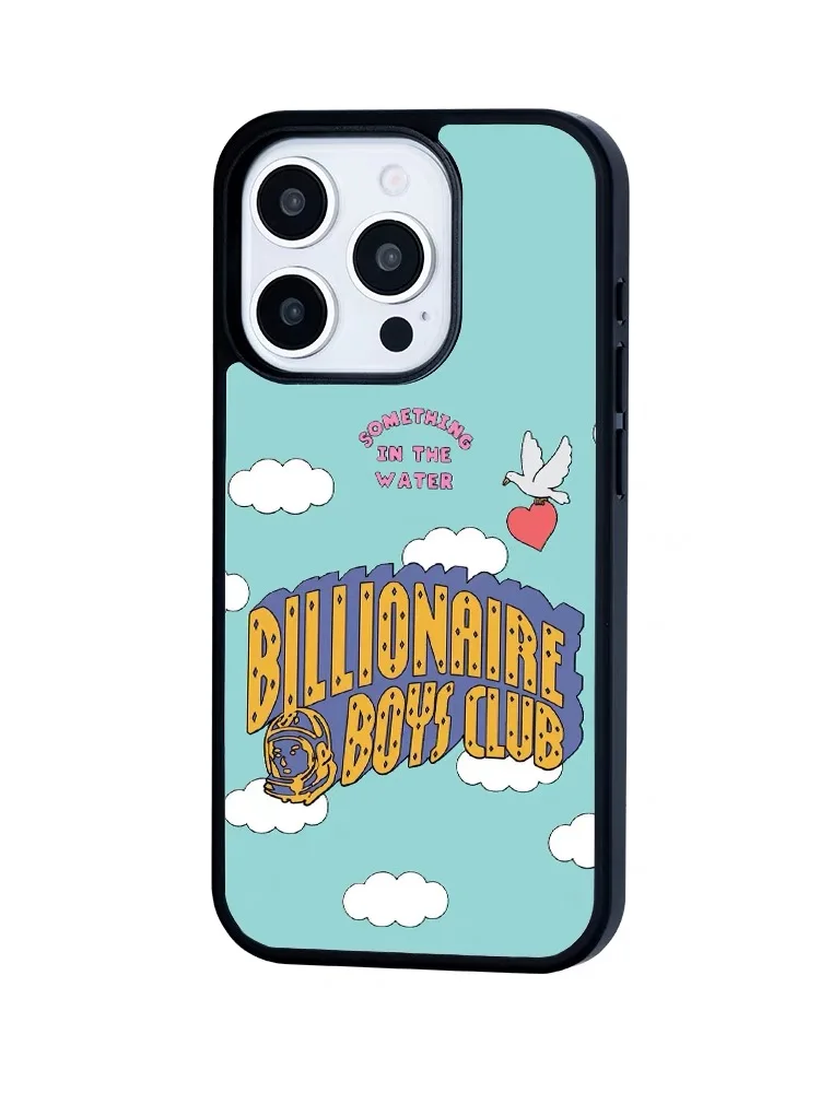 ins Korean cartoon Club Flying Pigeon gives heart black border soft shell silicone Phone Case for IPhone 15 14 11 12 13 Pro Max