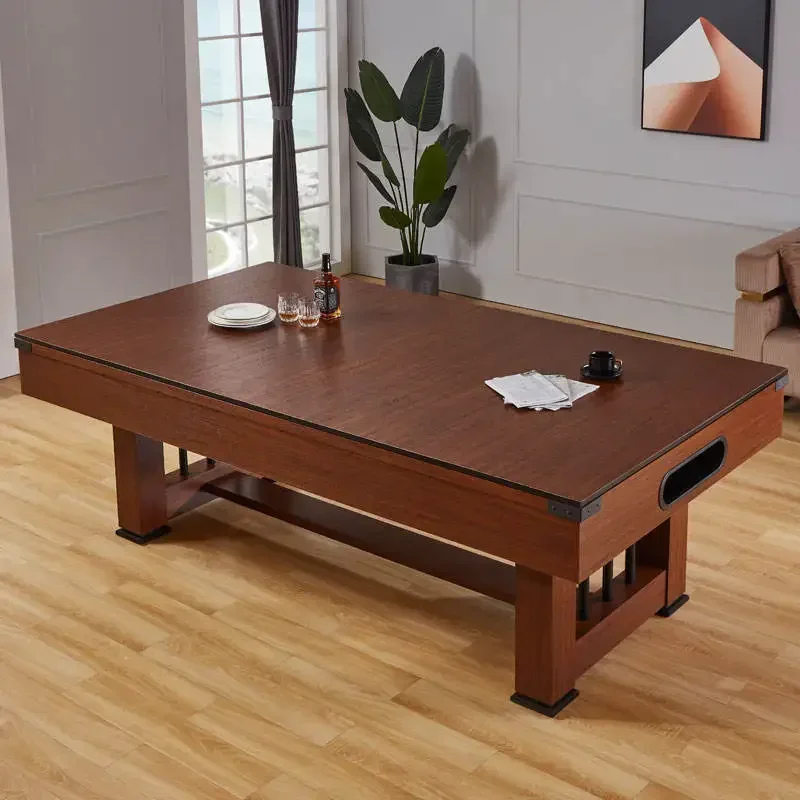 

2026 High Quality Classic MDF PVC 9FT 3 in 1 Billiard Pool Table with Auto Return System for Home Game Room for Sale