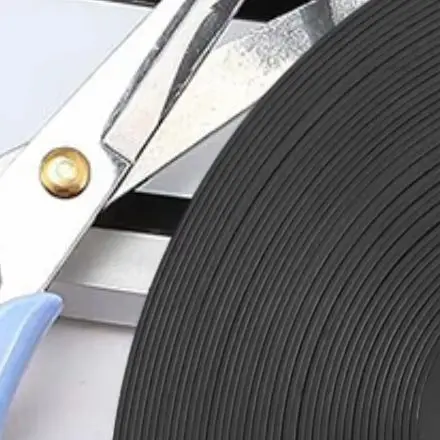 Magnetic Strip Tape for Educational Visual Aids and Board Dividers 6mm Width 8 Meter Roll Designed for Metal Surfaces
