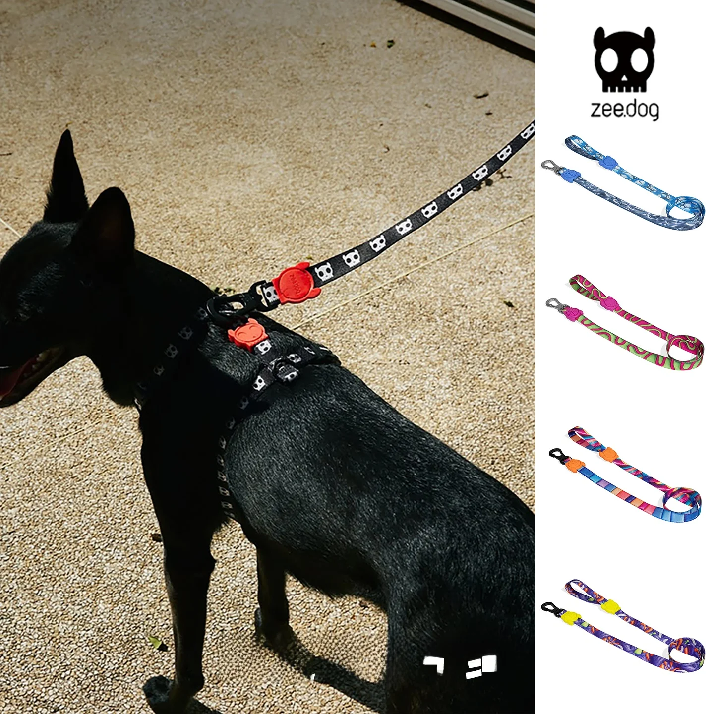 

Ограниченная серия поводков Zeedog для собак малых, средних и крупных пород: французский бульдог, корги, иба, ину, золотистый ретривер, бордер-колли.