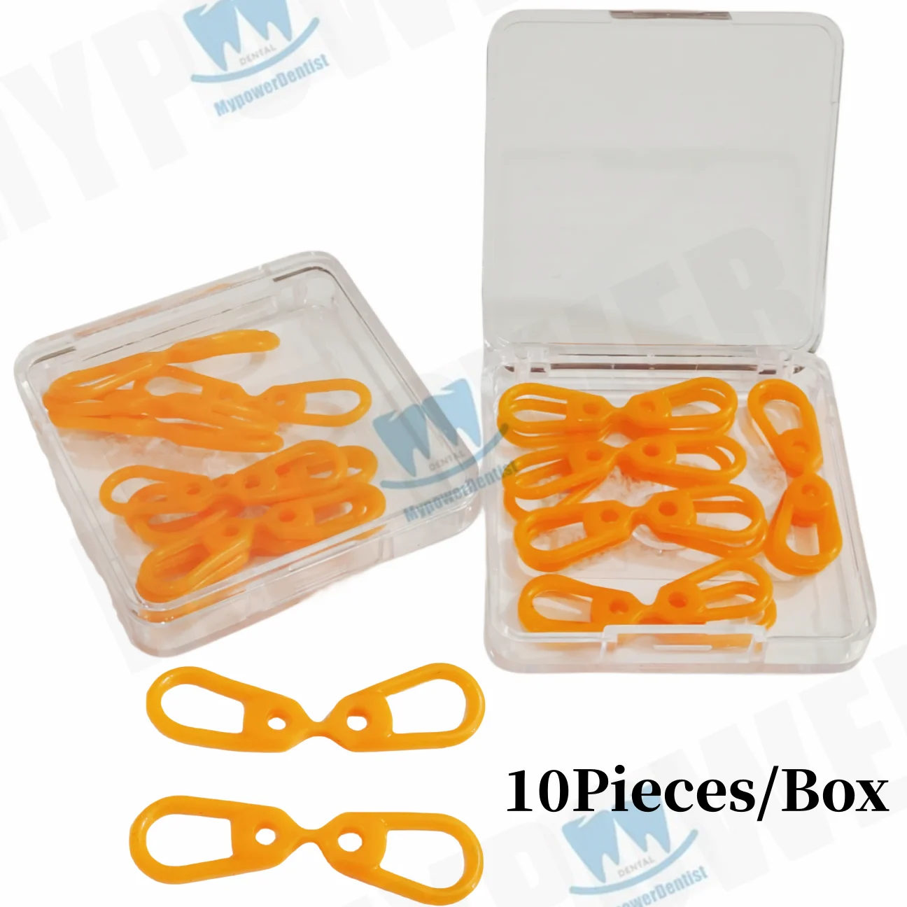 

Dental Elastic Wedges Adaptive Interdental Sectional Matrix Rubber Dam 10Pcs/Box