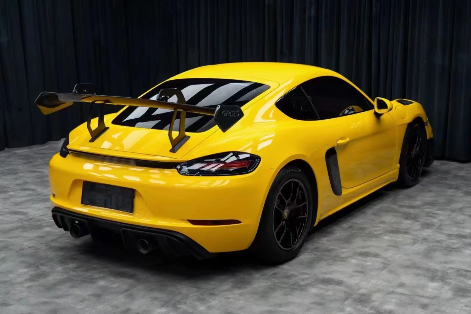 تجميل لـ 718 982 2016 - 2024 Cayman Boxster إلى GT4RS pp طقم الجسم الشريط الأمامي