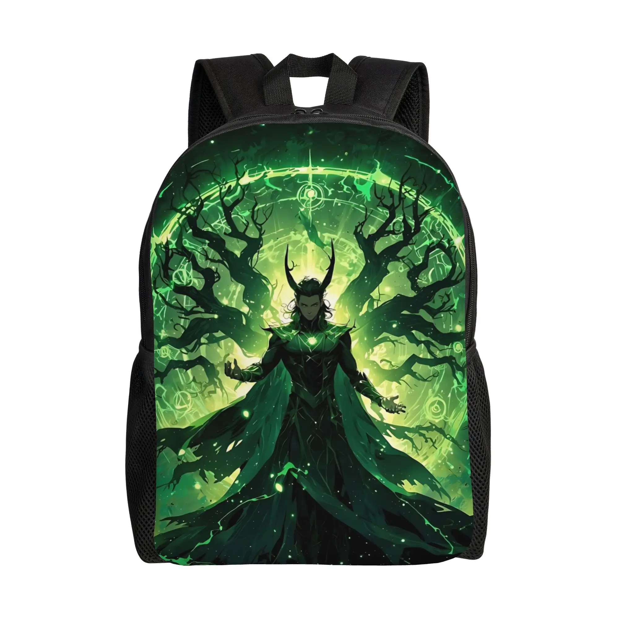 

1PC Fashion Backpacks LOKI Daypack smart superhero Light Outdoor Zipper Closure Rucksack