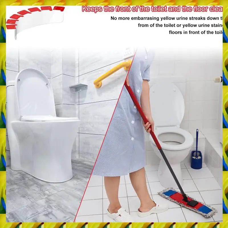 WFF 4 PCS Pee Guard Urine Deflector For Toilet Seat Potty For Elderly Disabled And Kids To Keep Toilet Clean