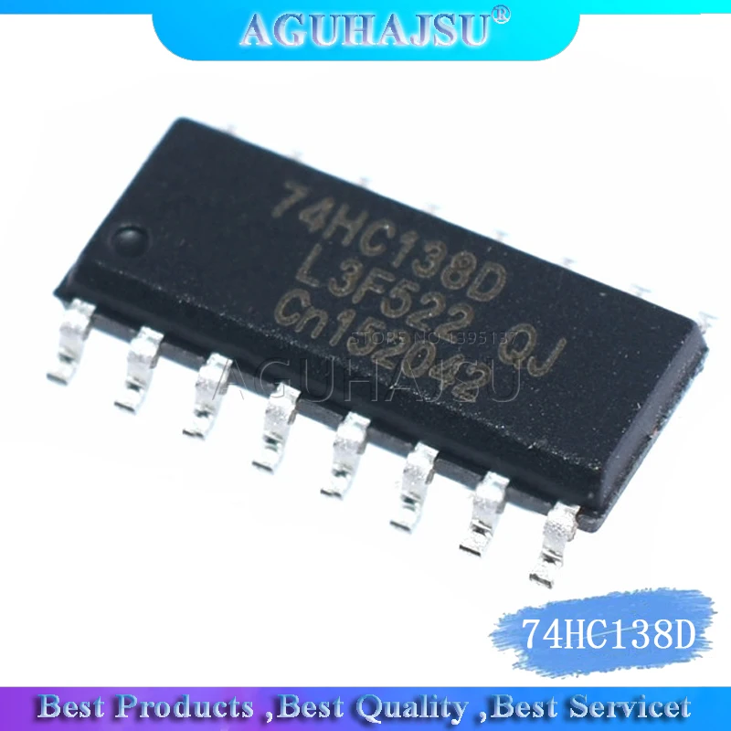 

10PCS 74HC138D 74HC138 SN74HC138DR Waterproof shell