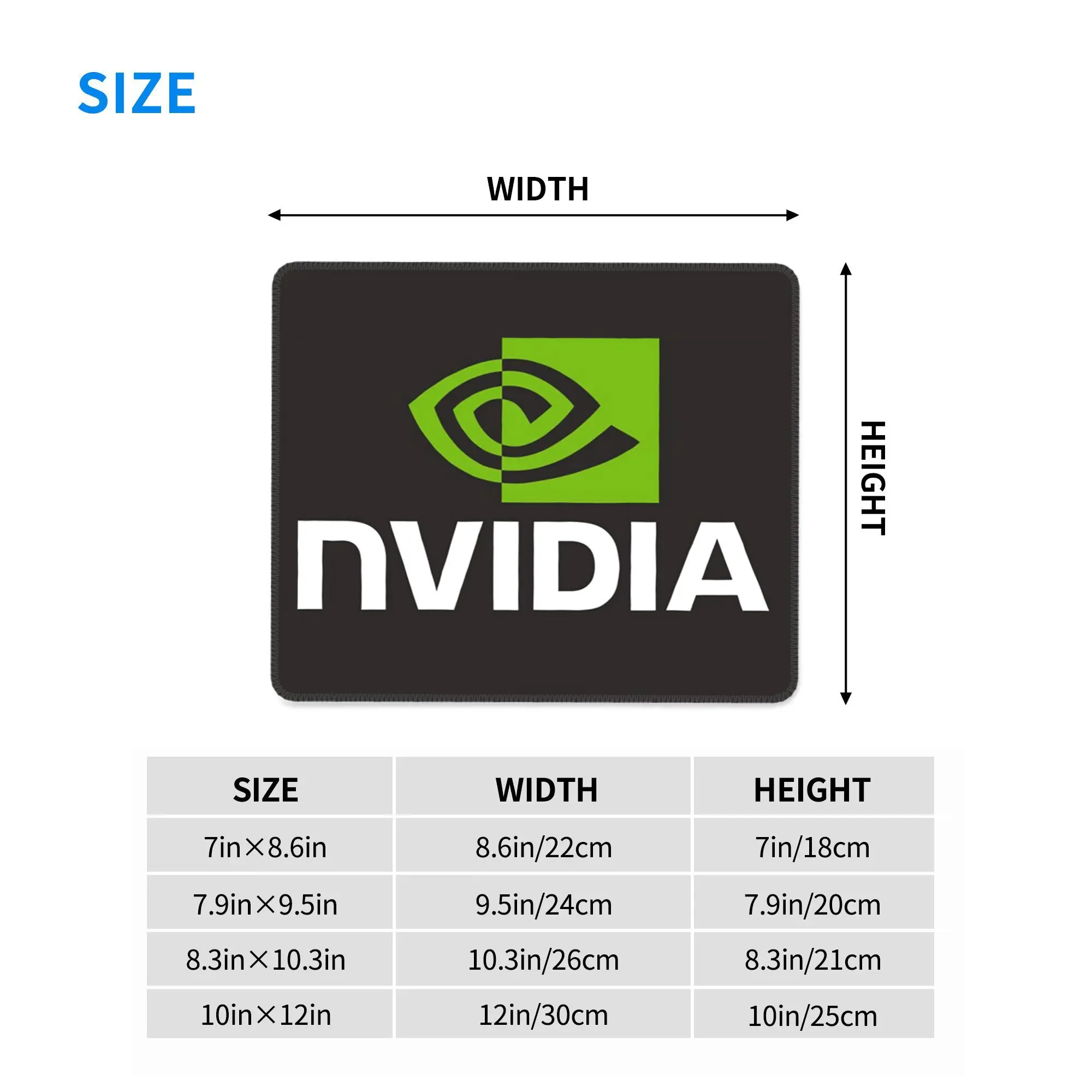 Nvidia ماوس الوسادة الكمبيوتر لوحة المفاتيح الماوس حصيرة ألعاب الكمبيوتر المحمول مكتب حصيرة مكتب الملحقات الجدول الحصير