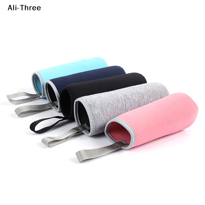 

1Pcs Sport Water Bottle Cover Case Insulated Bag Thermos Cup Pouch Portable Vacuum Glass Cup Set Sport Camping Accessorie 550ML