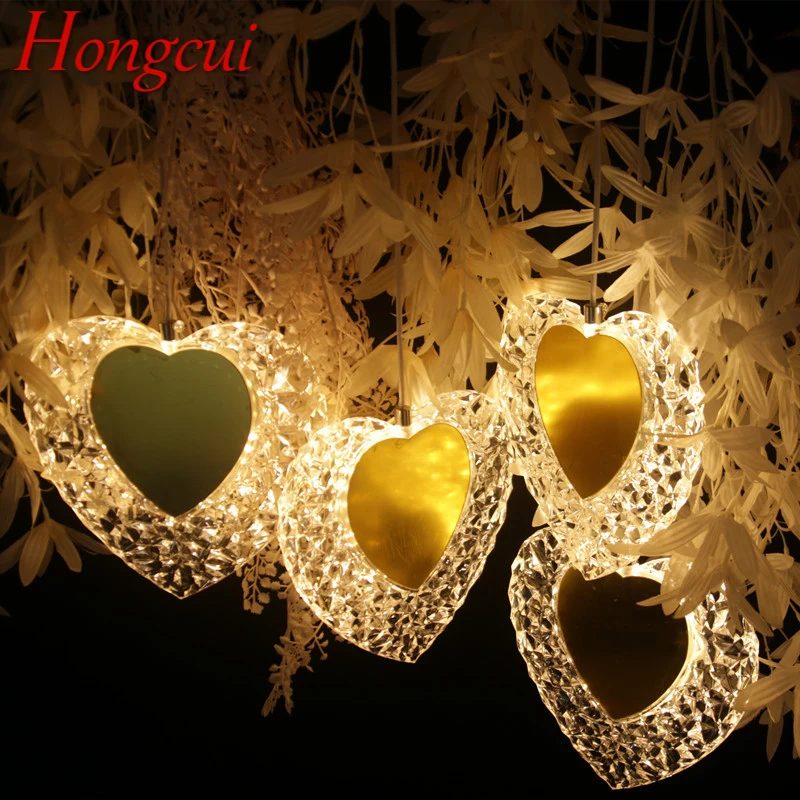 

Hongcui Modern Wedding Pendant Lamp Festival Lights Atmosphere LED Light For Party Stage Background Decorationnd