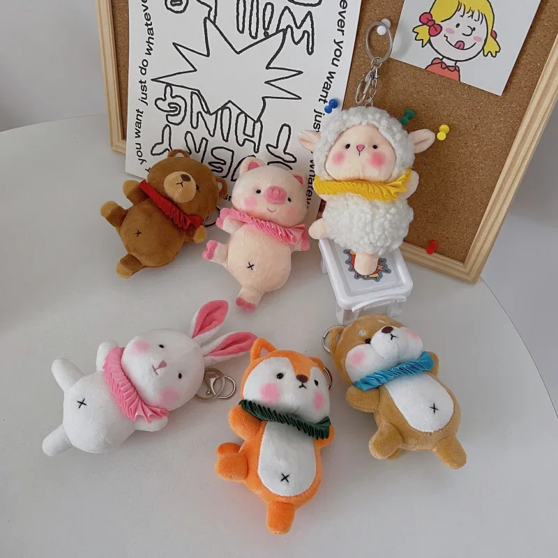 Knuffels Pluche Dansende Dier Sleutelhanger Rugzak Hanger Kawaii Pluche Rugzak Ornament Prachtige Brithday Souvenir Kind