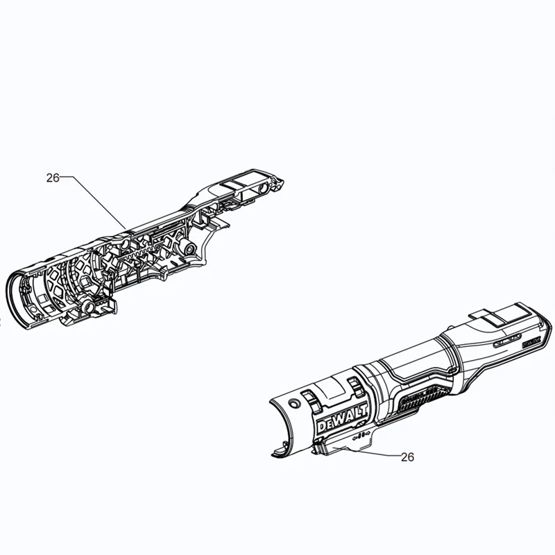 Blusa dewalt dcf503n用ハウジング,電動工具アクセサリ