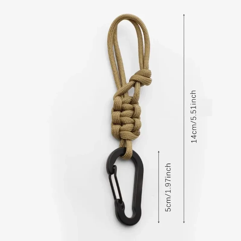Multifunktionaler Outdoor-Paracord-Wasserflaschenhalter-Lanyard, tragbarer universeller Wasserflaschenriemen für Rucksack, Hut, Mineralwasser. – Detail 6
