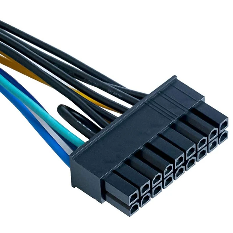 SLQZT 24 دبوس إلى 18 دبوس ATX PSU كابل محول الطاقة لمحطة العمل Z220 Z230 Z420 Z620 13 بوصة (33 سم)