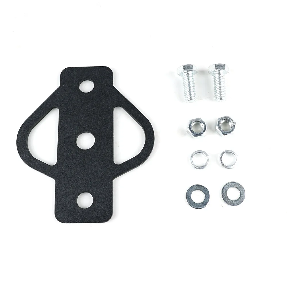 For ATV Mower Golf Cart Yard Cart Garden Tractor Flat Towing Ball Mount3 Way Trailer Hitch Adapter High Strength Steel