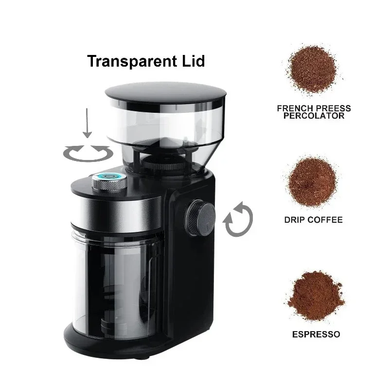 Electric Coffee Grinder Cafe Grass Nuts Herbs Grains Pepper Tobacco Spice Flour Mill Coffee Beans Grinder Machine EG-003