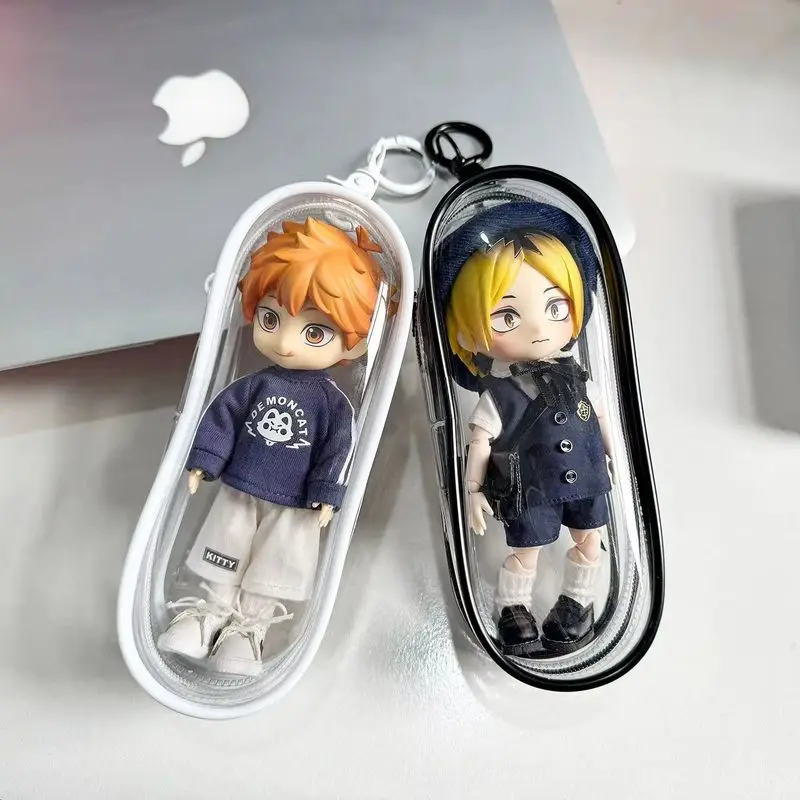 1/12 Scale BJD Doll Carrying Case Reinforced Transparent Storage Box for GSC Nendoroid Collectible Travel Display Protection