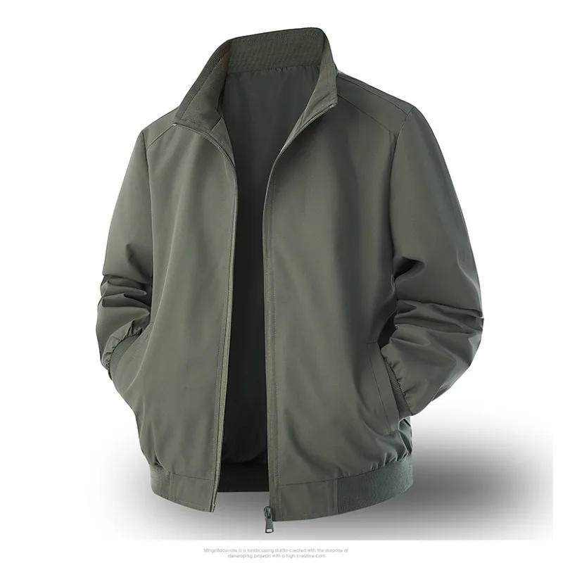 

Новая мужская классическая деловая куртка, ветровка, куртка на молнии с отложным воротником, зима-осень, мужской формальный плащ, мужская одежда