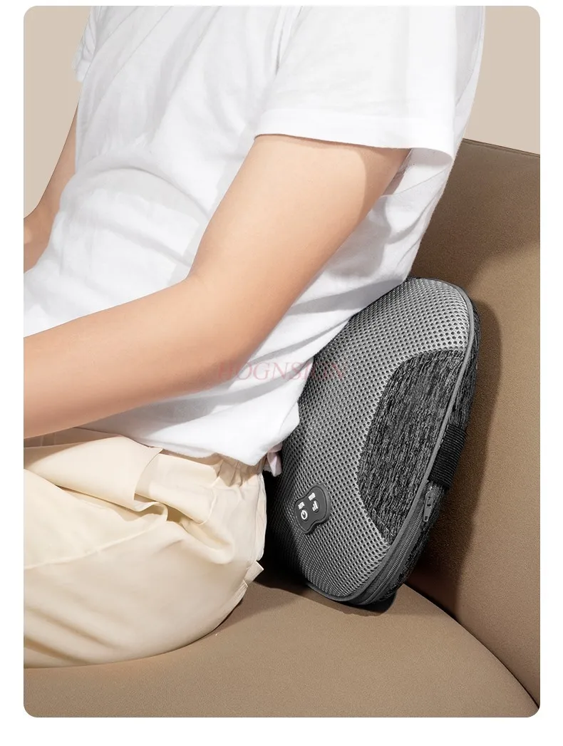 มัลติฟังก์ชั่นจําลองหมอนนวดมนุษย์สมาร์ทคอ acupressure นวดนวดไฟฟ้าประคบร้อนสําหรับปากมดลูก