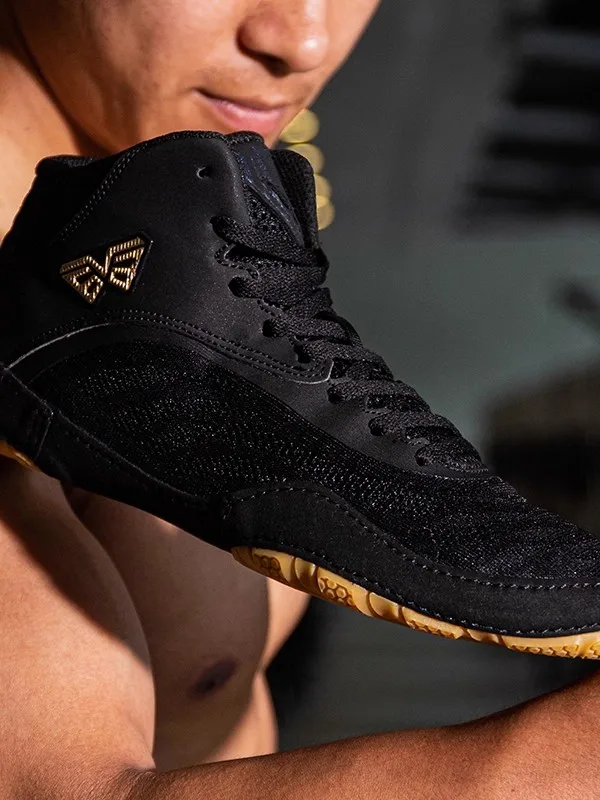 Hot-selling New 2025 Arrival: Lightweight, Durable, High-Quality Professional Anti-Slip Wrestling Training Shoes & Boxing Shoes