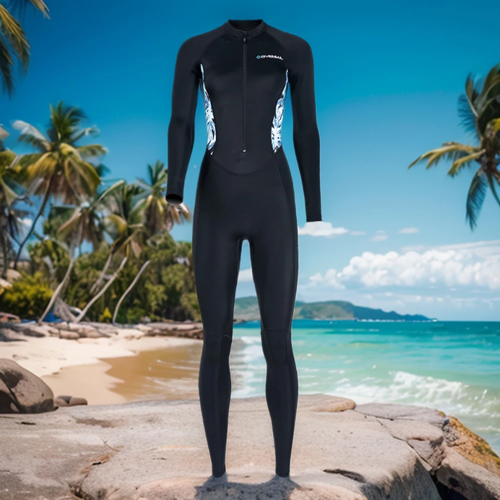 Women Men Full Body UV Protection Suit Quick Dry Wetsuits Jumpsuit One Piece Long Sleeve Suit for Water Sports Kayakboarding