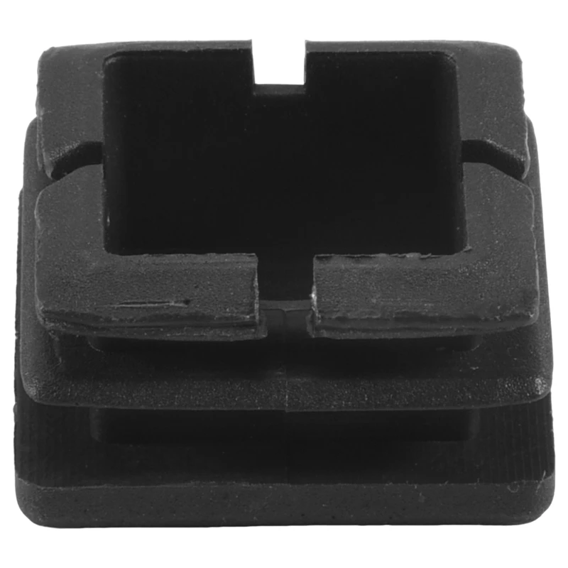 사각 튜브 엔드 캡 플라스틱 플러그, 포스트 파이프 캡 커버, 튜브 인서트, 의자 글라이드 플러그, 1 인치, 200 개