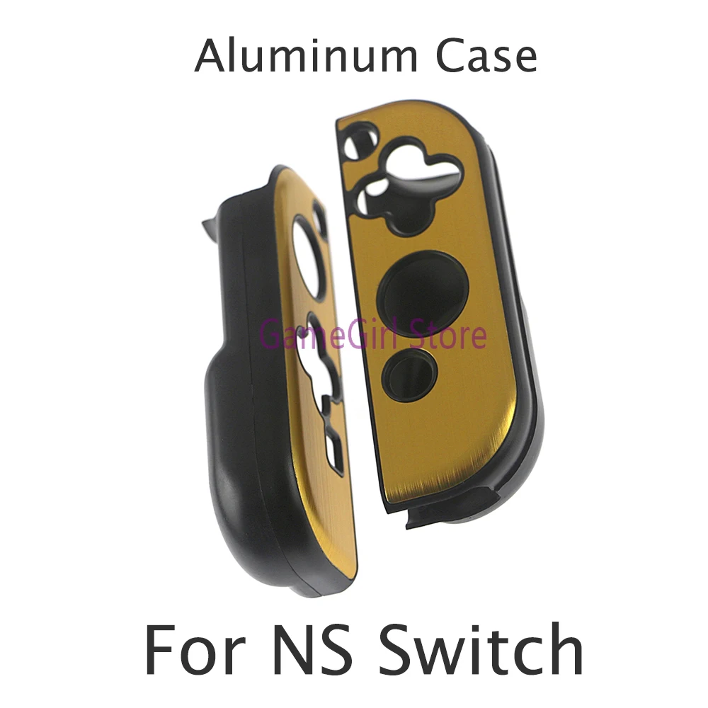 

10pcs For NS Nintend Switch Game Console Host Aluminum Case Left Right Handle Box Cover PC Protective Sleeve Hard Shell