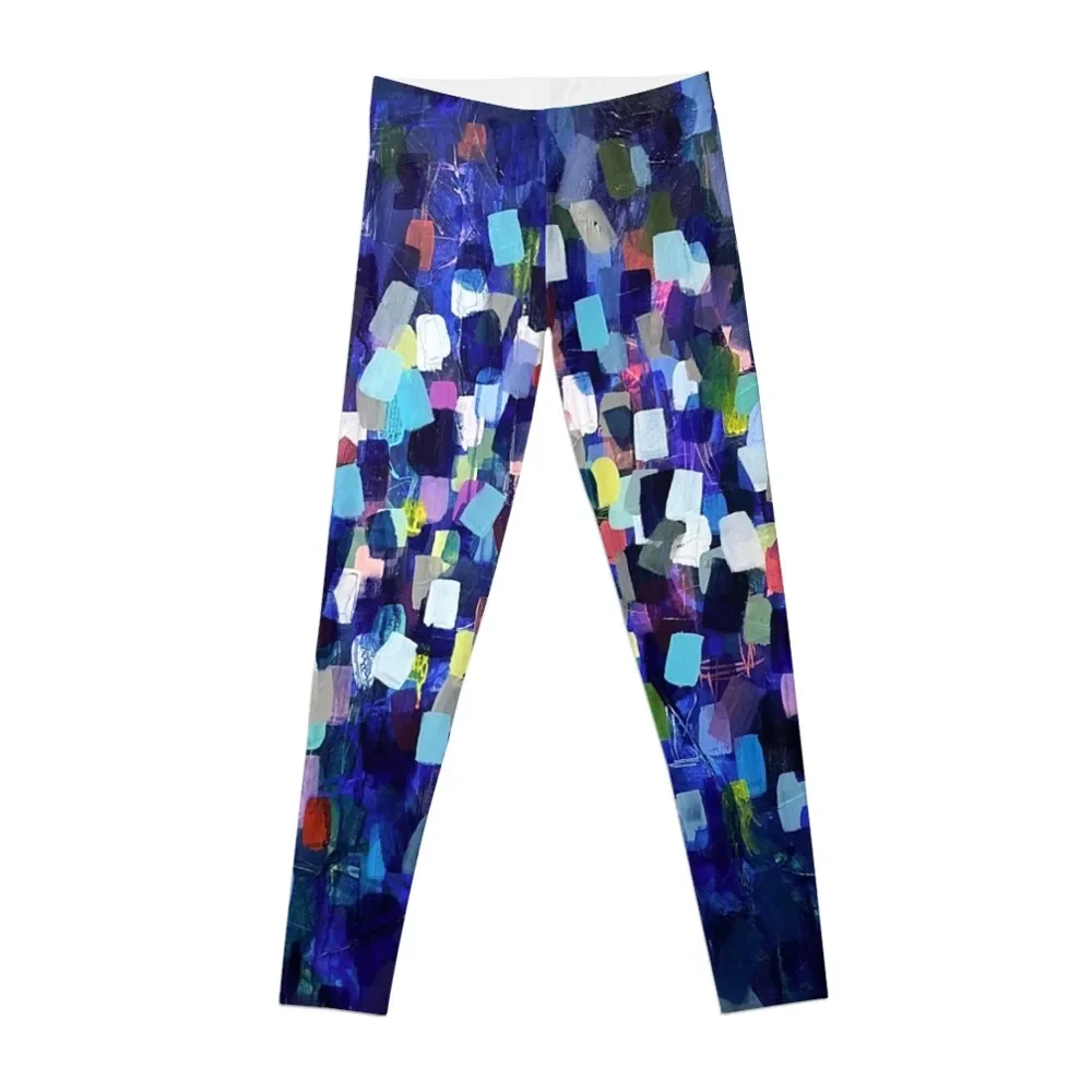 

Cue the Confetti Leggings sporty woman push up legging pants raises butt Womens Leggings