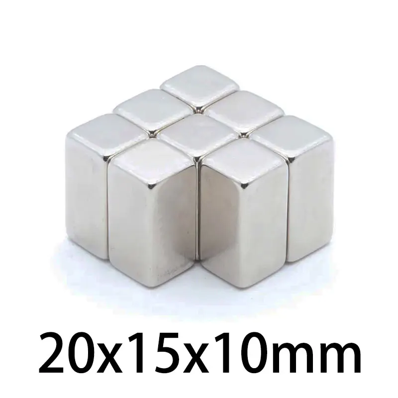 5/10/20pcs 20x15x10 mm Super Cuboid Block N35 Magnet Neodymium Magnetic 20mm*15mm*10mm NdFeB Strong Magnets 20*15*10 mm