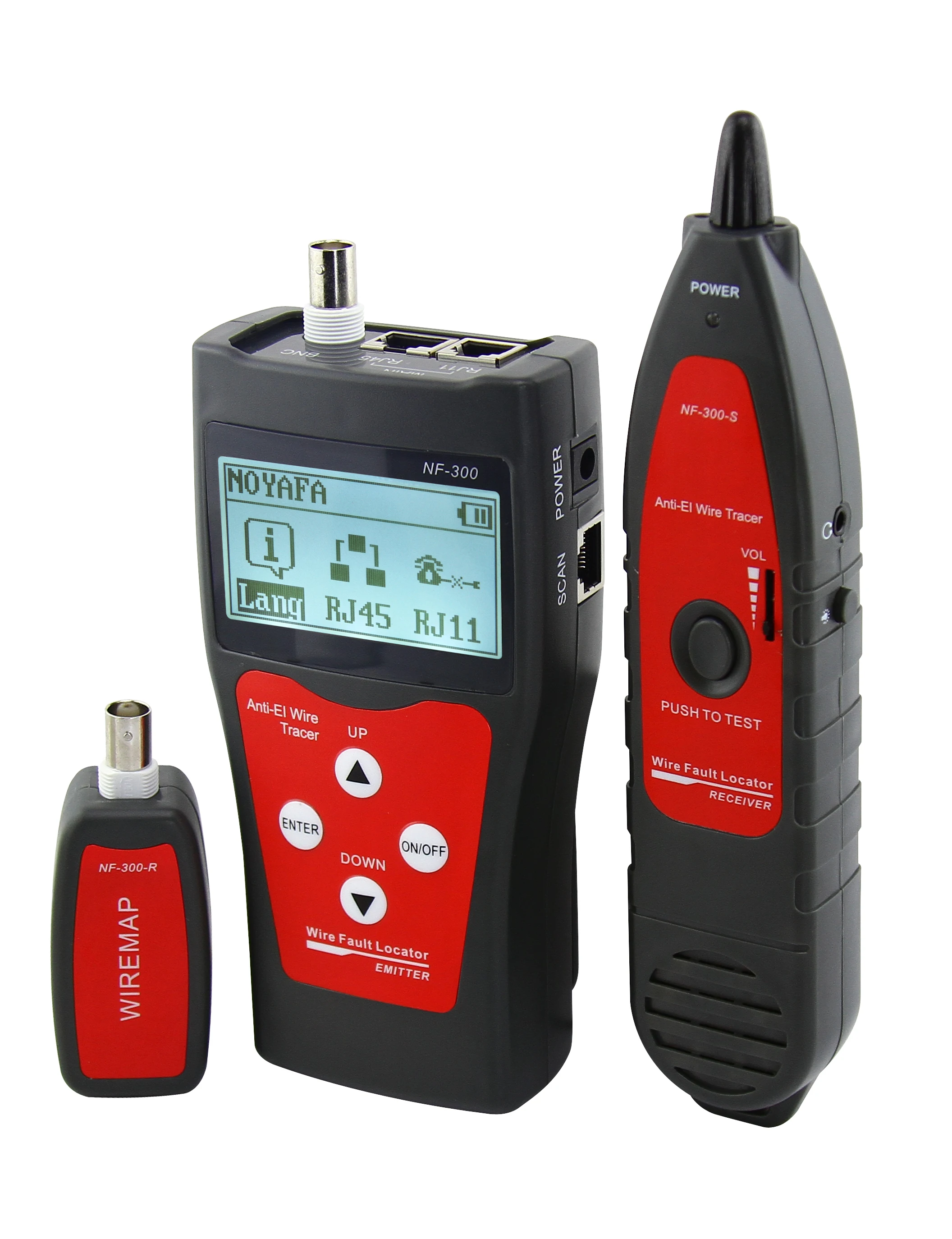 Coaxial Cable Tester Length Measurement Wire Fault Locator Portable Wire Tracer Tracker