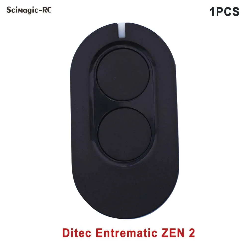 Télécommande portable DITEC ZEN 2 ZEN4 pour ouvre-porte de garage 433 MHz à code roulant, porte-clés