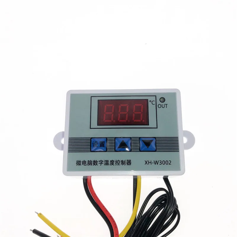 Imagem -05 - Controlador de Temperatura Digital Termostato do Microcomputador Regulador Interruptor de Controle de Temperatura Quente e Fria W3002 12v 24v 110220v