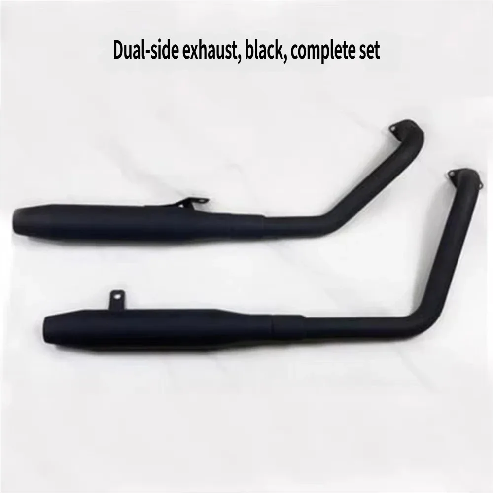 For Benda Chinchilla BD300 Aftermarket Dual Outlet HA Exhaust, Deep Bass & Classic Horse Hoof Sound, Removable